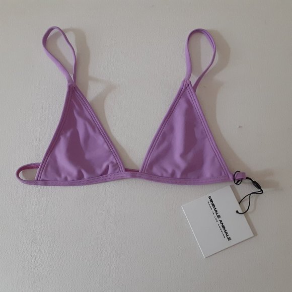 Minimale Animale Other - NWT $110 MINIMALE ANIMALE LUCID SWIMSUIT BIKINI TOP IN PARAISO (PINKISH PURPLE)